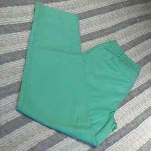 Talbots Light Green Capri Pants Size 2 Women